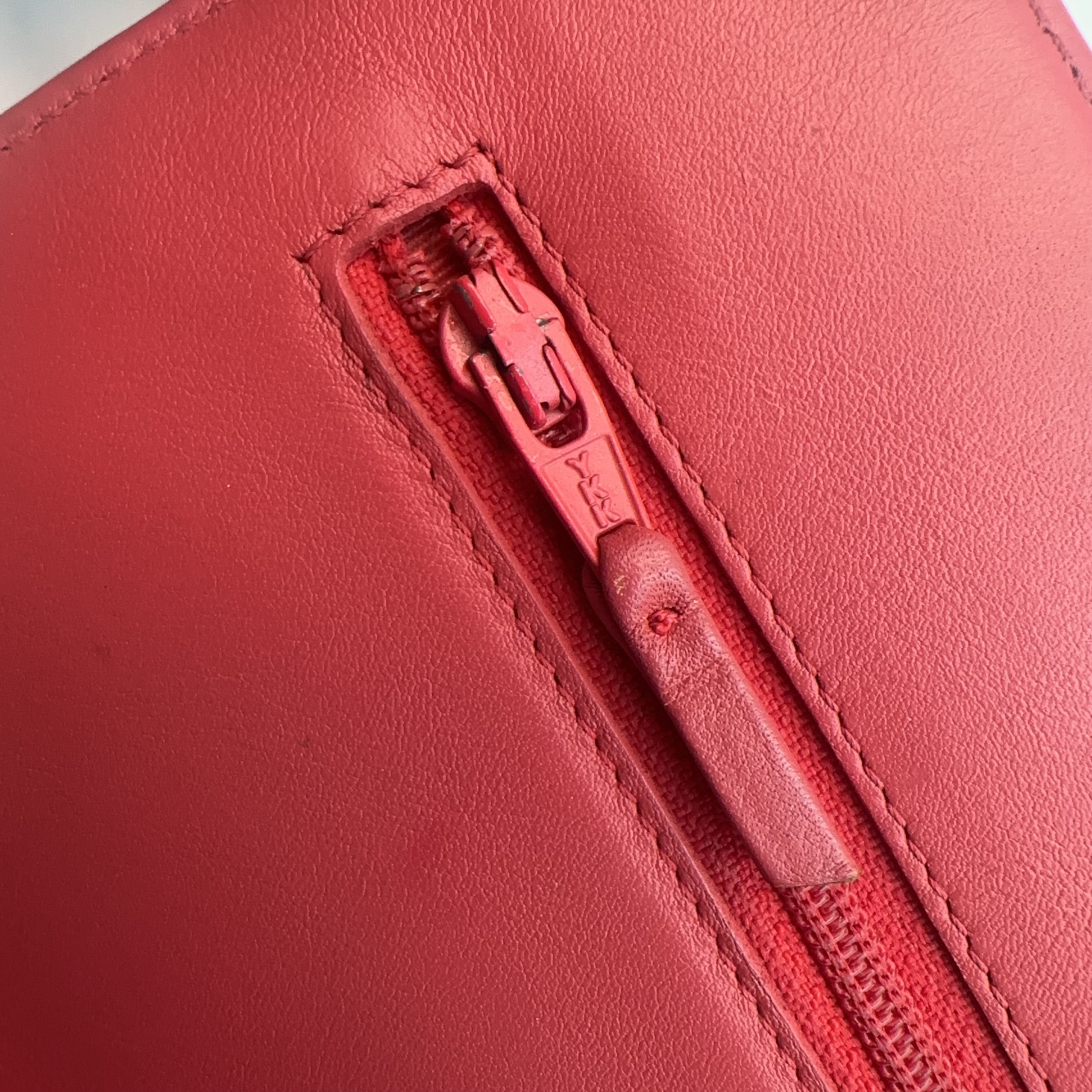 Chanel Orange Patent Leather WOC Chain Bag.