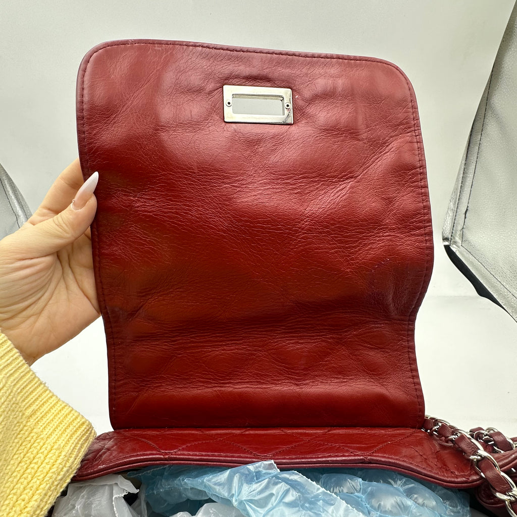 Chanel Red 2.55 Clutch Shoulder Bag