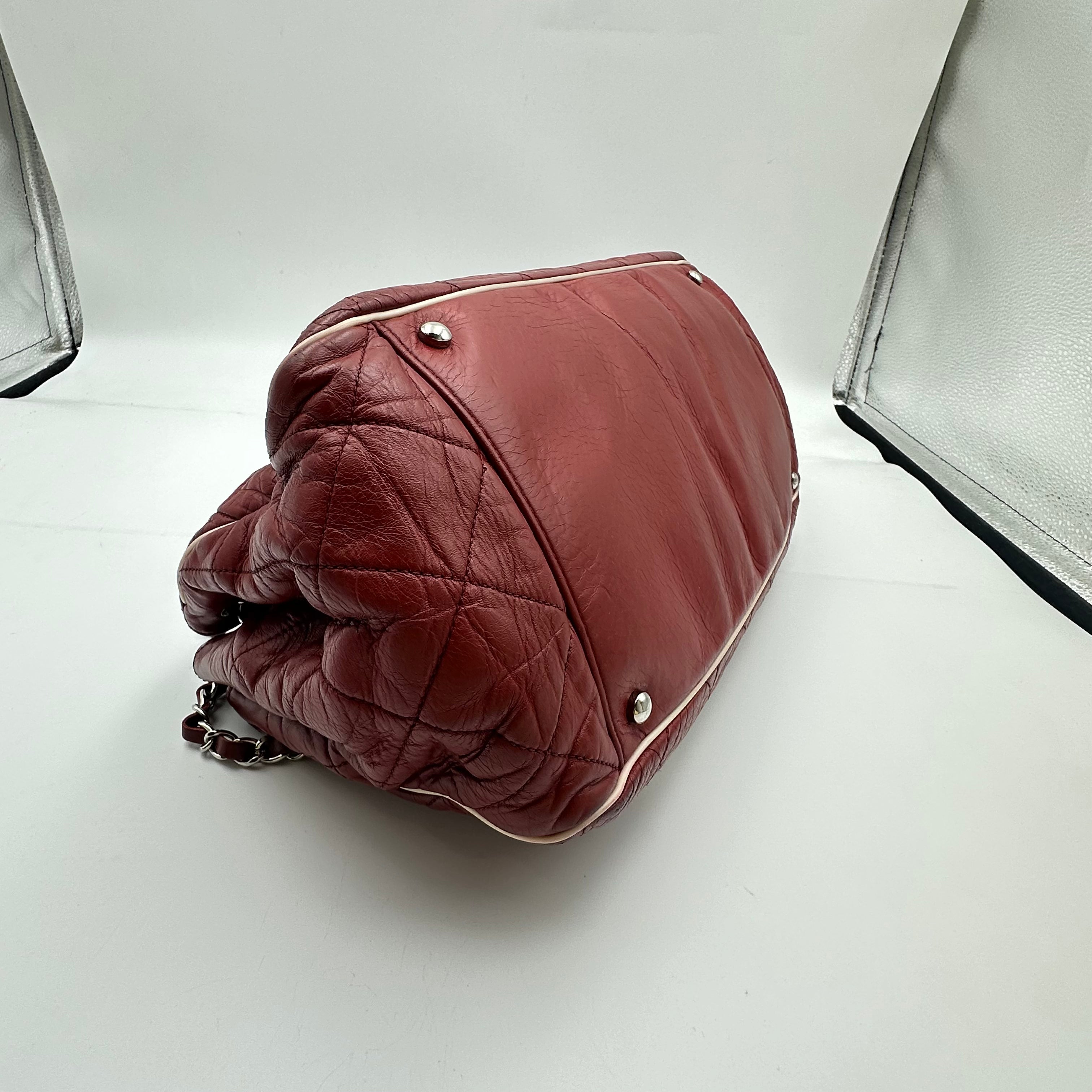 Chanel Red 2.55 Clutch Shoulder Bag