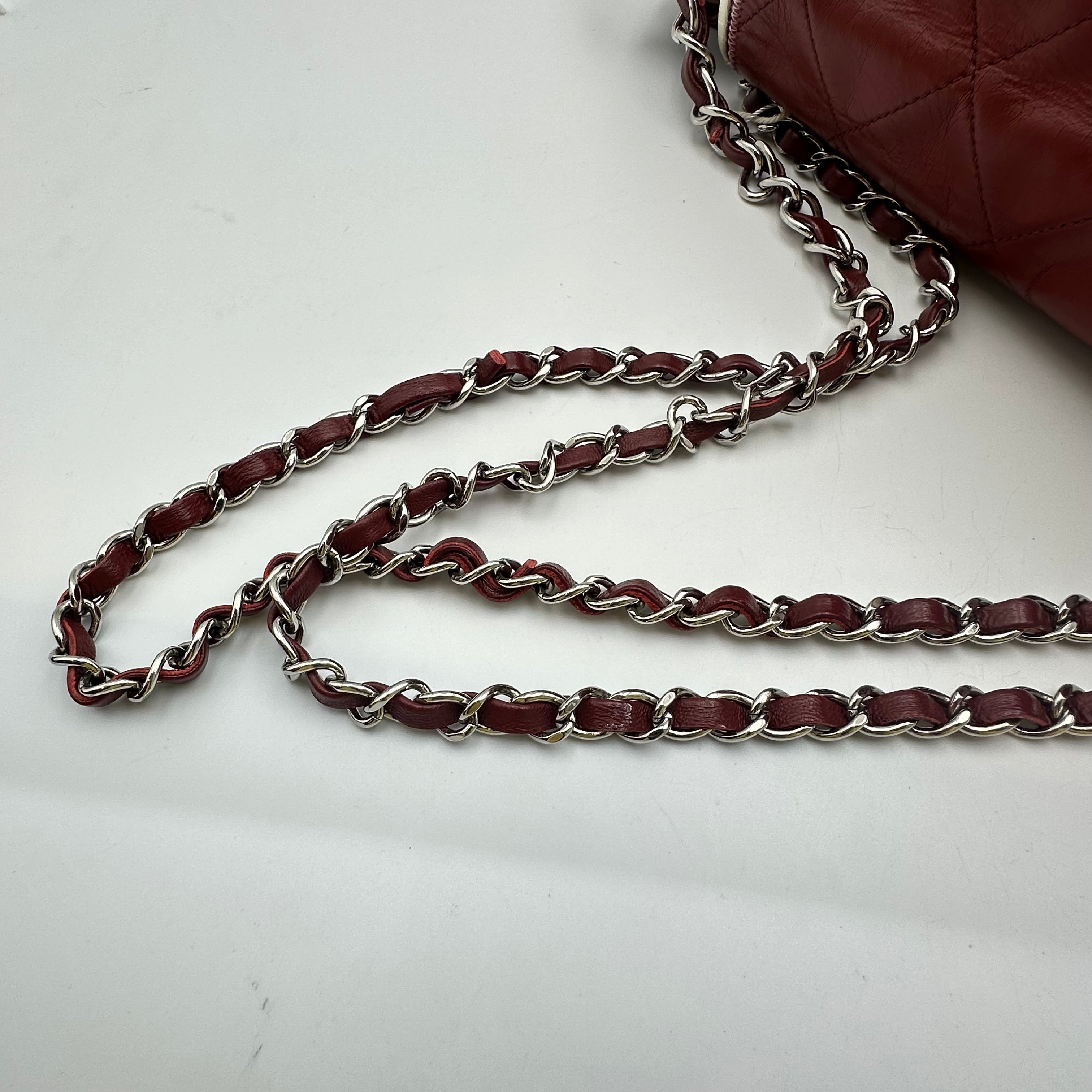 Chanel Red 2.55 Clutch Shoulder Bag